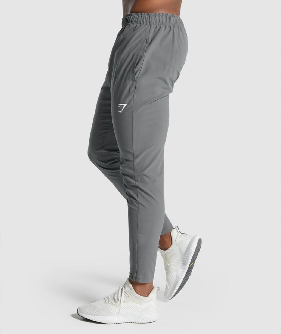 Gymshark Arrival Woven Muške Jogger Hlače Sive | HR 2983HAP